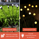 GlowGarden - Luz Solar de Led Efeito Vagalume