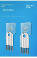 Escova flexível multifuncional para tampa de copo doméstico, cerdas macias, escova de limpeza